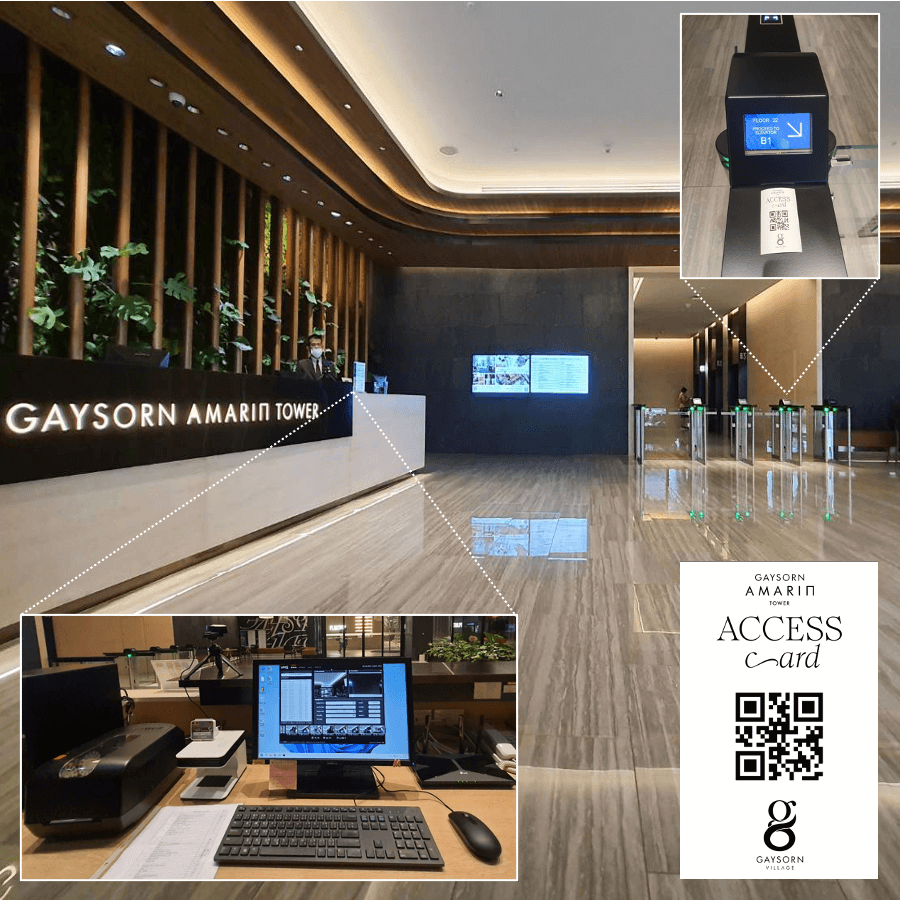 Visitor QR Pass Gate&Lift